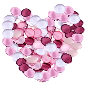 Pétales de rose artificiels en satin gorgecraft, pour les centres de table d'allée de mariage confettis cotillons décoration de la maison