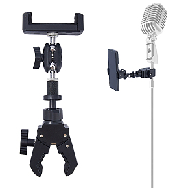 Гибкий пластиковый шарнирный держатель для мобильного телефона, микрофонные видеостойки, прямоугольные