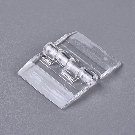 Bisagras acrílicas transparentes, herramientas de bisagras plegables, para caja de almacenamiento