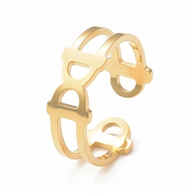 Открытое кольцо-манжета с кристаллами и стразами, ионное покрытие (ip) 304 ювелирные изделия из нержавеющей стали для женщин