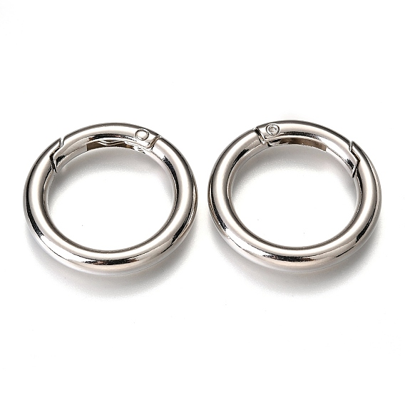 Zinc Alloy Spring Gate Rings, O Rings
