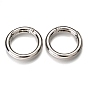 Zinc Alloy Spring Gate Rings, O Rings