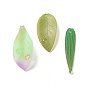 Opaque Acrylic Pendants, Leaf