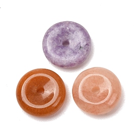 Friedens-Donut-Anhänger aus Naturstein, Pi-Scheiben-Anhänger
