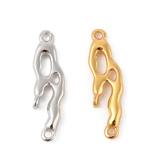 925 Связи компонентов люстры неправильной формы из стерлингового серебра, с печатью 925