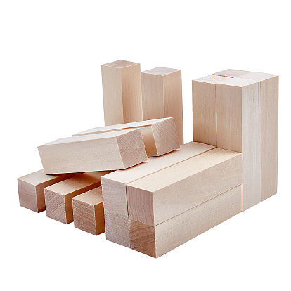 Unfinished Blank Wood, for DIY Crafts, Rectangle