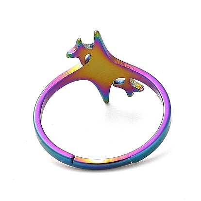 304 Stainless Steel Adjustable Ring, Star