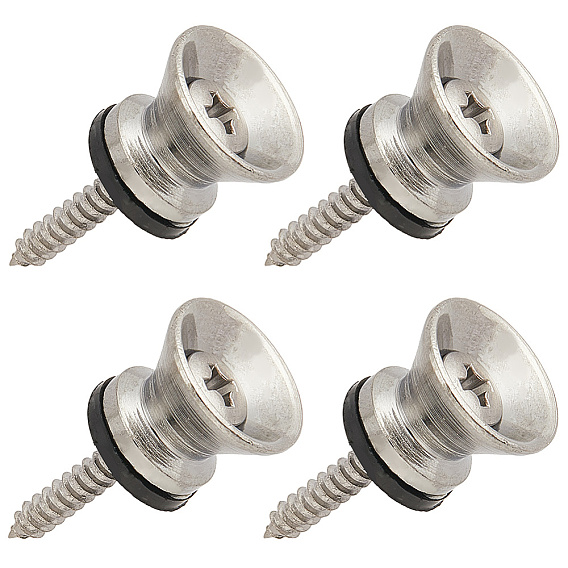 4 наборы гвоздей для крепления ремней гитары из сплава для акустических и народных инструментов