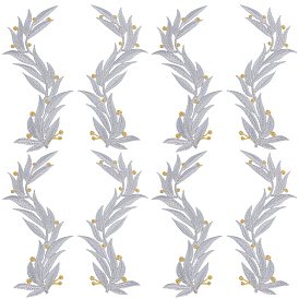 4пары украшений из вышивальных нитей, лист