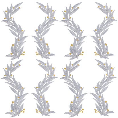 4пары украшений из вышивальных нитей, лист