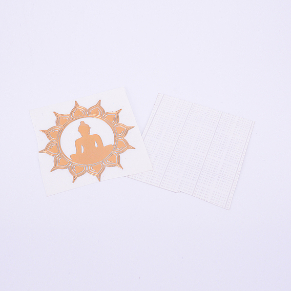 Самоклеющиеся латунные наклейки, наклейки для скрапбукинга, для поделок из эпоксидной смолы, золотые