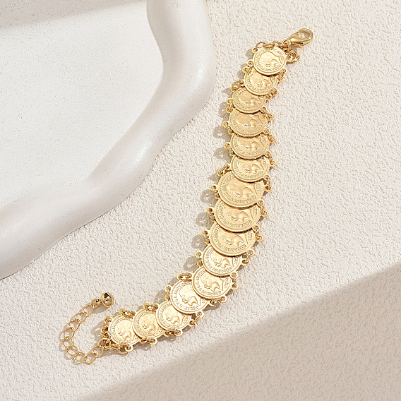 Ближневосточный железный браслет-монета для женщин