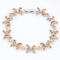 Sparkling Zirconia Beaded Bracelet for Elegant Evening Wear and Fashionable Style
