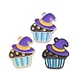 Halloween Alloy Enamel Pendant, Hat with Cake