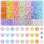 1040 шт. 7 стили имитация желе акриловые бусины, разнообразные