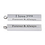 304 Stainless Steel Pendants, Rectangle