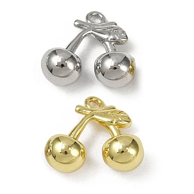 Латунные подвески, черри прелести, долговечный, без кадмия и без свинца, стойки покрытие