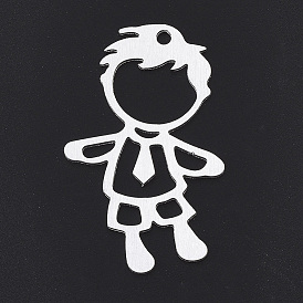 Алюминиевые большие подвески, Лазерная резка больших подвесок, мальчик