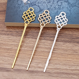 Alloy Hair Stick Findings