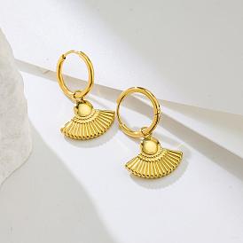 Серьги из 304 нержавеющей стали, вентилятор