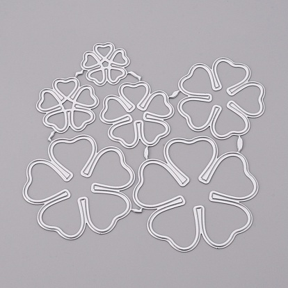 Clover Frame Carbon Steel Cutting Dies Stencils, for DIY Scrapbooking/Photo Album, Decorative Embossing DIY Paper Card