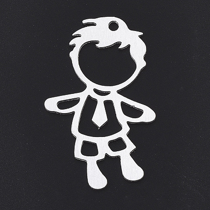 Алюминиевые большие подвески, Лазерная резка больших подвесок, мальчик