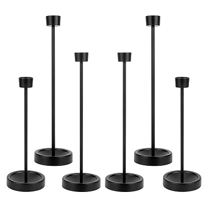 Железный подсвечник, для конических свечей, свадьбы или вечеринки, а также предметы интерьера