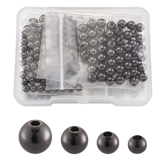 Латунные бусины, круглые