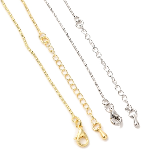 Ожерелья из латунной шариковой цепи