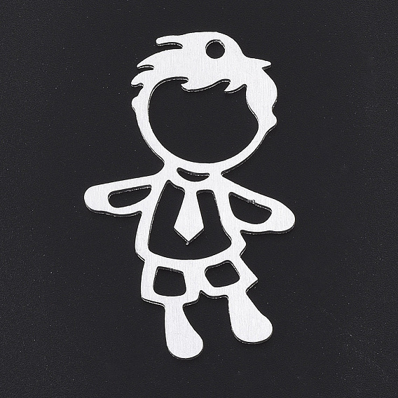 Алюминиевые большие подвески, Лазерная резка больших подвесок, мальчик