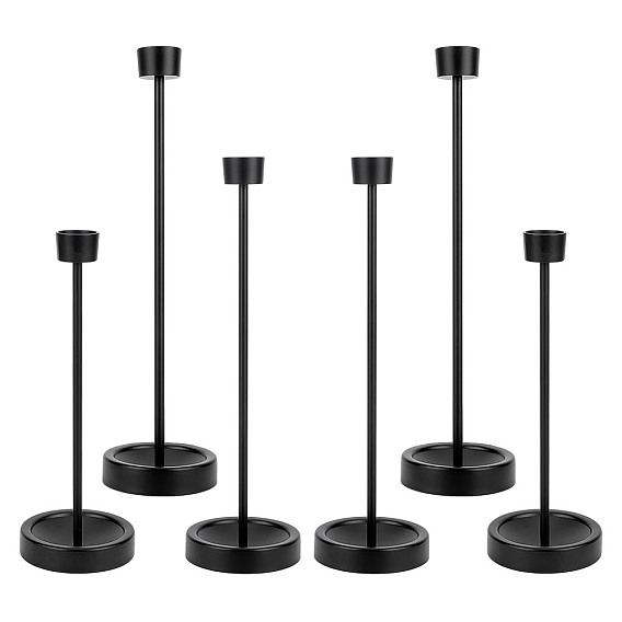 Железный подсвечник, для конических свечей, свадьбы или вечеринки, а также предметы интерьера