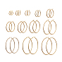 304 Stainless Steel Hoop Earrings, Huggie Hoop Earrings for Women, Round Ring