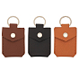 3шт 3 цвета держатель карты доступа кожаный брелок, для женщин и мужчин кулон