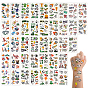 40Pcs 4 Styles Sports Theme Temporary Tattoos, Water Proof, Paper Stickers, Football