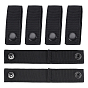 6Pcs Polyester Tactical Webbing Press Stud Straps