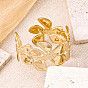Iron Flower Cuff Bangles for Women