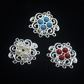 Earrings, pendants, diy ethnic style alloy jewelry accessories, colors can be made according to drawings and samples