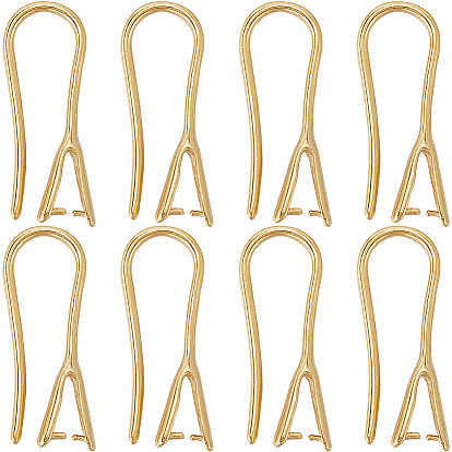 20шт. стойка с покрытием латунные крючки для сережек, проволока для ушей с дужками для ледоруба, без свинца и без кадмия