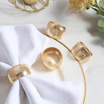 Napkin ring napkin buckle hotel wedding table creative napkin ring stainless steel simple