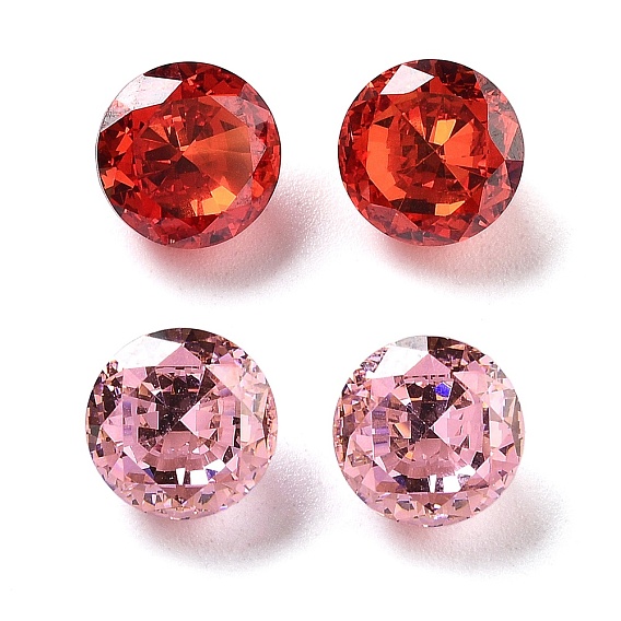 Кубического циркония кабошоны, круглые, граненые