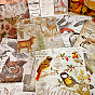 15 Sheets Retro Scrapbook Paper Pads, for DIY Album Scrapbook, Background Paper, Diary Decoration