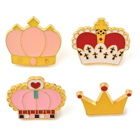 Броши из эмалевой стали с короной