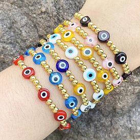 Bohemian Eye Bracelet with Devil's Eye Charm - Unique and Stylish Jewelry