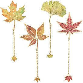 4шт. закладки из листового сплава, с длинной цепью