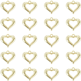 20 подвески из сплава шт., долговечный, без кадмия и без свинца, сердце