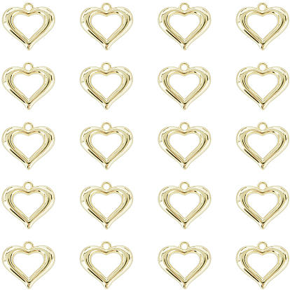 20 подвески из сплава шт., долговечный, без кадмия и без свинца, сердце