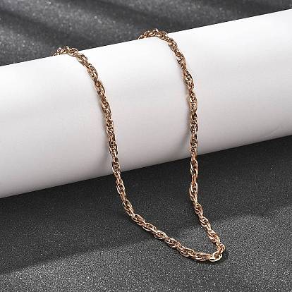 3мм 304 ожерелья из нержавеющей стали с цепочкой для женщин