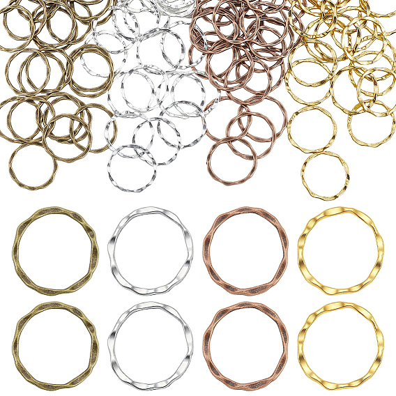 Соединительные колечки тибетского стиля, круг кадров, без свинца и без никеля 