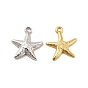 Ионное покрытие (ip) 304 подвески из нержавеющей стали, прелести морская звезда