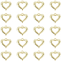 20 подвески из сплава шт., долговечный, без кадмия и без свинца, сердце